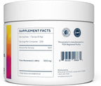 Renue By Science Trans-Resveratrol Powder 100g | High Purity Formula | Non-GMO | Allergen Free | Third-Party Tested | Made in USA