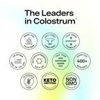 ARMRA Colostrum Powder | Unflavored | Gut Health & Bloating | Skin & Hair | Immunity | Keto, Gluten & Fat-Free | 120 Servings