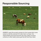 ARMRA Colostrum Powder | Unflavored | Gut Health & Bloating | Skin & Hair | Immunity | Keto, Gluten & Fat-Free | 120 Servings